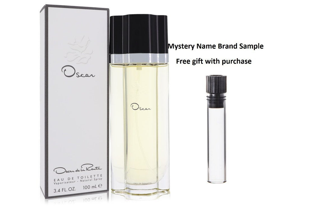 OSCAR by Oscar de la Renta Eau De Toilette Spray 3.4 oz And a Mystery Name brand sample vile