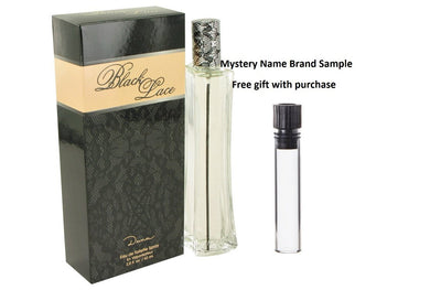 Black Lace by Dana Eau De Toilette Spray 2 oz And a Mystery Name brand sample vile