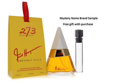 273 by Fred Hayman Eau De Parfum Spray 2.5 oz And a Mystery Name brand sample vile