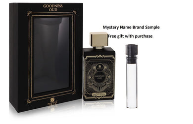 Goodness Oud by Riiffs Eau De Parfum Spray 3.3 oz And a Mystery Name brand sample vile