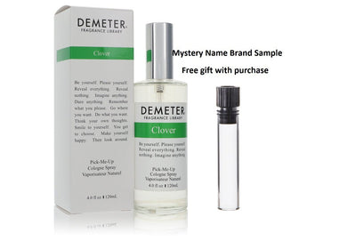 Demeter Clover by Demeter Cologne Spray (Unisex) 4 oz And a Mystery Name brand sample vile