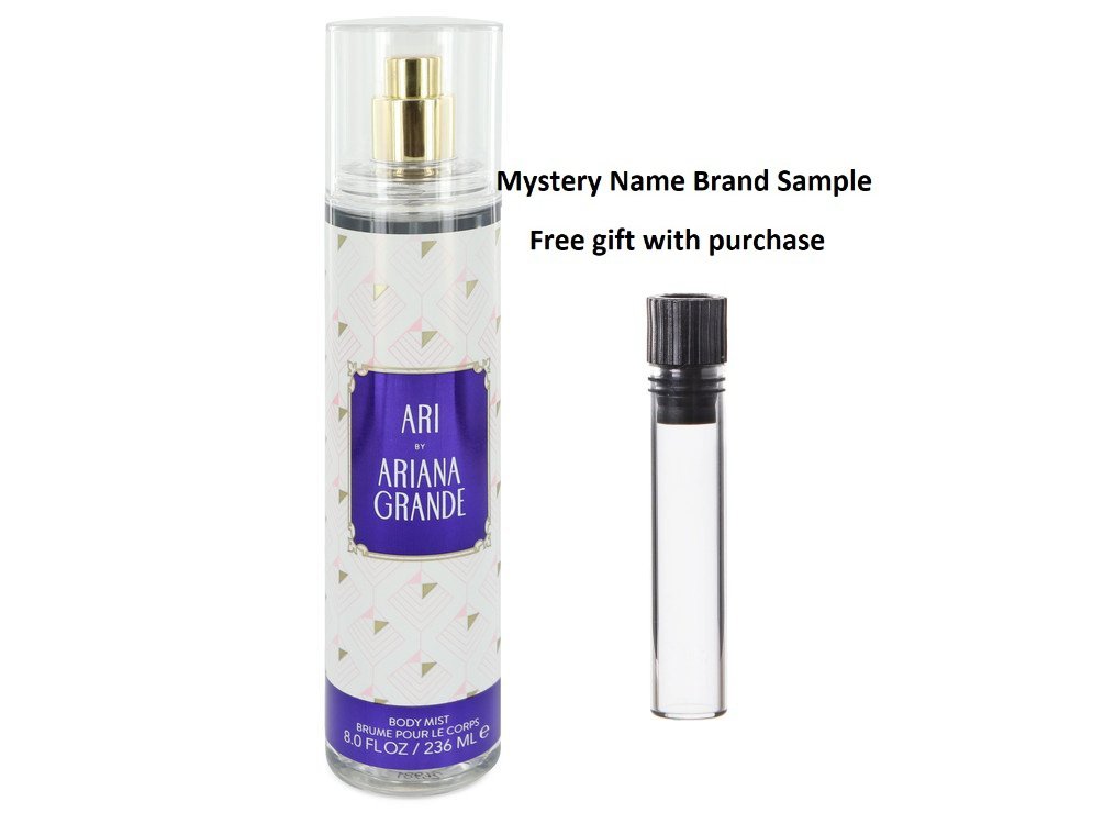 Ari by Ariana Grande Body Mist Spray 8 oz  And a Mystery Name brand sample vile