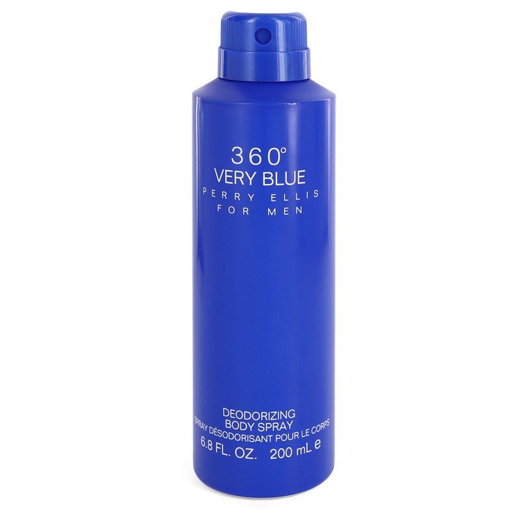 Perry Ellis 360 Very Blue by Perry Ellis Body Spray (unboxed) 6.8 oz  For Men