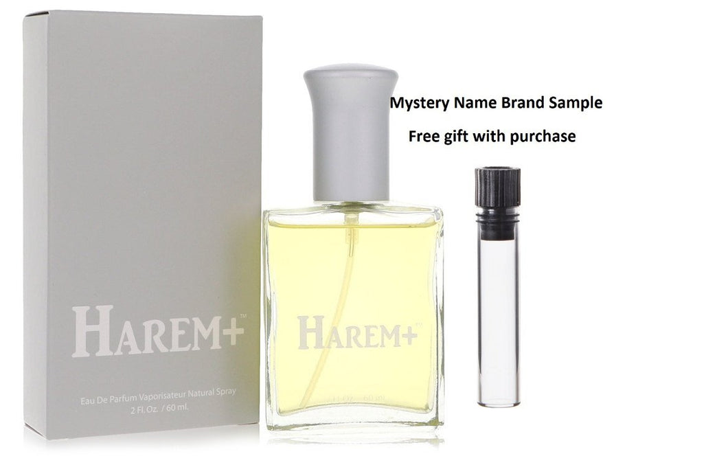 Harem Plus by Unknown Eau De Parfum Spray 2 oz And a Mystery Name brand sample vile