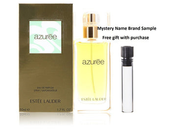 Azuree by Estee Lauder Eau De Parfum Spray 1.7 oz And a Mystery Name brand sample vile
