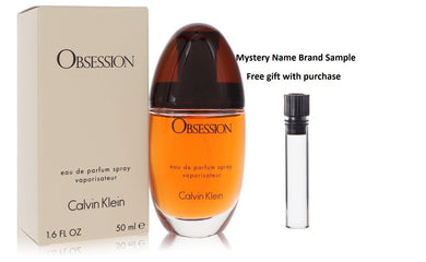 OBSESSION by Calvin Klein Eau De Parfum Spray 1.7 oz And a Mystery Name brand sample vile