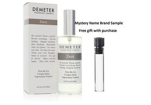 Demeter Dust by Demeter Cologne Spray (Unisex) 4 oz And a Mystery Name brand sample vile