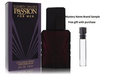 PASSION by Elizabeth Taylor Cologne Spray 4 oz And a Mystery Name brand sample vile