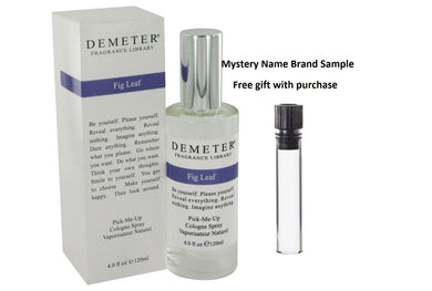 Demeter Fig Leaf by Demeter Cologne Spray 4 oz And a Mystery Name brand sample vile