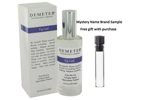 Demeter Fig Leaf by Demeter Cologne Spray 4 oz And a Mystery Name brand sample vile