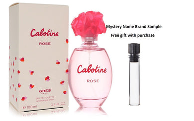 Cabotine Rose by Parfums Gres Eau De Toilette Spray 3.4 oz And a Mystery Name brand sample vile