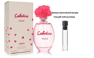 Cabotine Rose by Parfums Gres Eau De Toilette Spray 3.4 oz And a Mystery Name brand sample vile