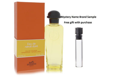 Eau De Neroli Dore by Hermes Eau De Cologne Spray (Unisex) 3.3 oz And a Mystery Name brand sample vile