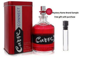 Curve Connect by Liz Claiborne Eau De Cologne Spray 4.2 oz And a Mystery Name brand sample vile