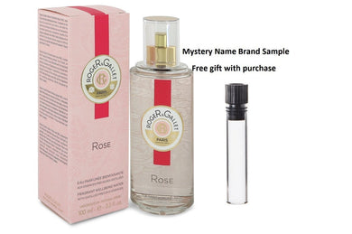 Roger & Gallet Rose by Roger & Gallet Fragrant Wellbeing Water Spray 3.3 oz And a Mystery Name brand sample vile