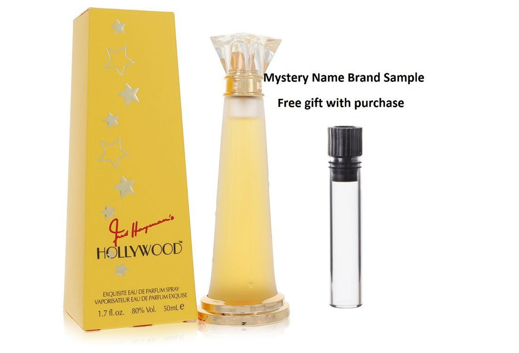 HOLLYWOOD by Fred Hayman Eau De Parfum Spray 1.7 oz And a Mystery Name brand sample vile