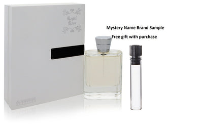 Al Haramain Royal Rose by Al Haramain Eau De Parfum Spray 3.4 oz And a Mystery Name brand sample vile