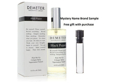 Demeter Black Pepper by Demeter Cologne Spray (Unisex) 4 oz And a Mystery Name brand sample vile