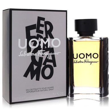 Salvatore Ferragamo Uomo by Salvatore Ferragamo Eau De Toilette Spray 3.4 oz For Men