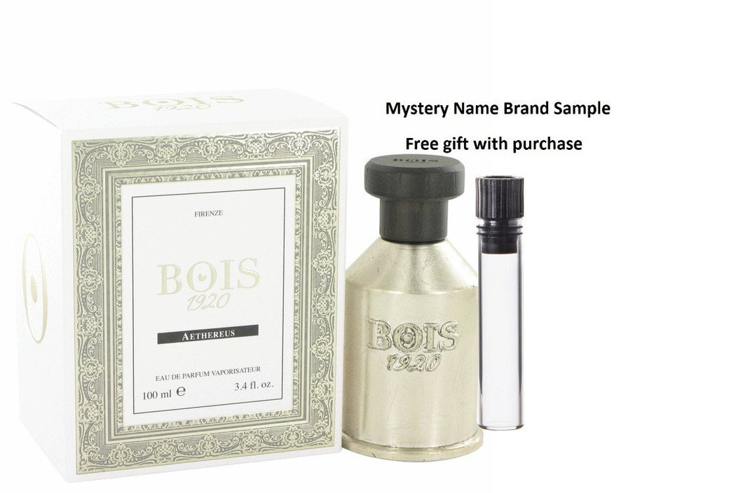 Aethereus by Bois 1920 Eau De Parfum Spray 3.4 oz And a Mystery Name brand sample vile