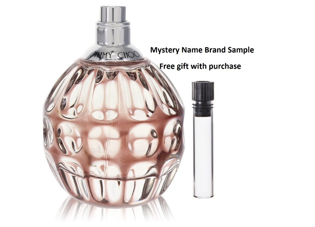 Jimmy Choo by Jimmy Choo Eau De Parfum Spray (Tester) 3.4 oz And a Mystery Name brand sample vile