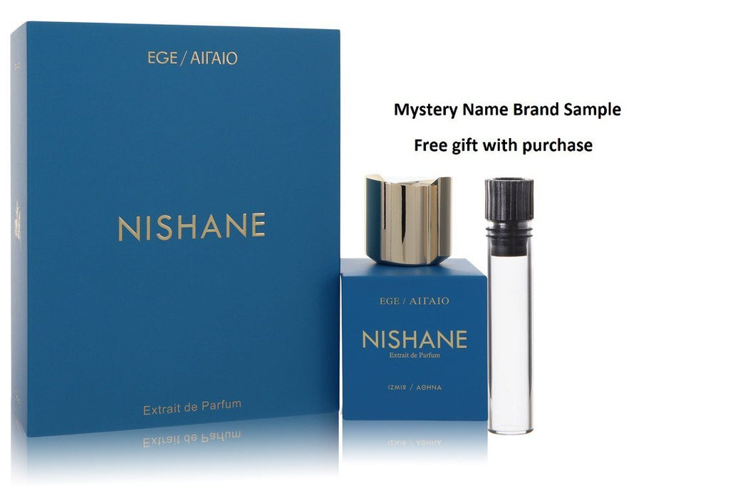 EGE Ailaio by Nishane Extrait de Parfum (Unisex) 3.4 oz And a Mystery Name brand sample vile
