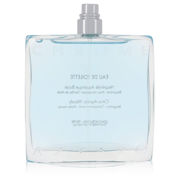Chrome by Azzaro Eau De Toilette Spray (Tester) 3.4 oz For Men