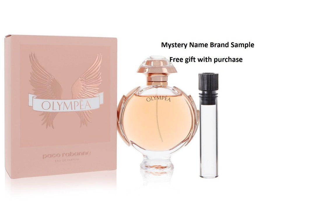 Olympea by Paco Rabanne Eau De Parfum Spray 2.7 oz And a Mystery Name brand sample vile
