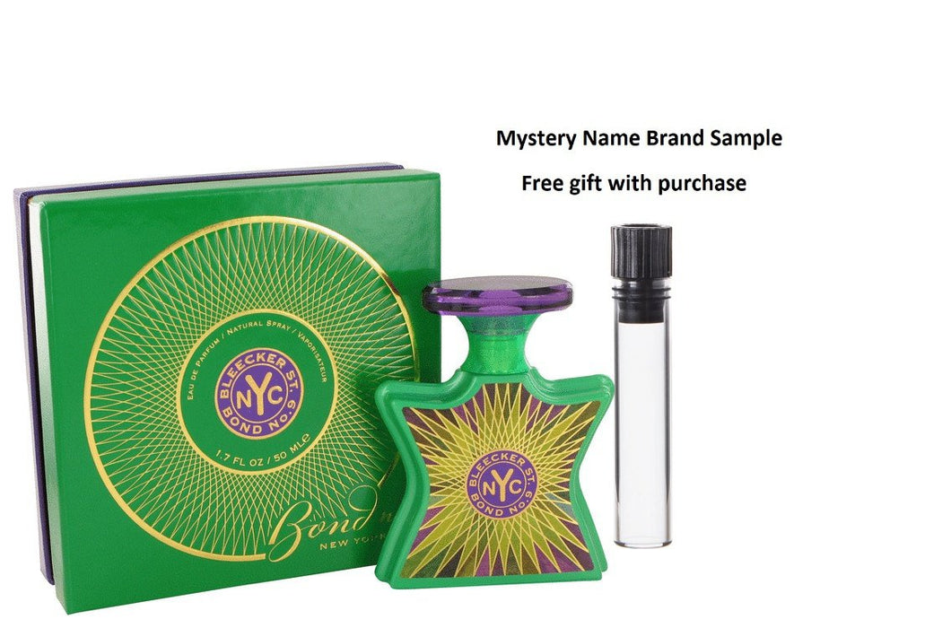 Bleecker Street by Bond No. 9 Eau De Parfum Spray (Unisex) 1.7 oz  And a Mystery Name brand sample vile