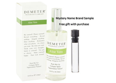 Demeter Aloe Vera by Demeter Cologne Spray 4 oz And a Mystery Name brand sample vile