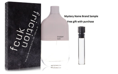 FCUK Friction by French Connection Eau De Toilette Spray 3.4 oz And a Mystery Name brand sample vile