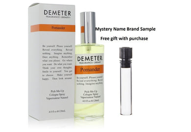 Demeter Pomander by Demeter Cologne Spray (Unisex) 4 oz And a Mystery Name brand sample vile