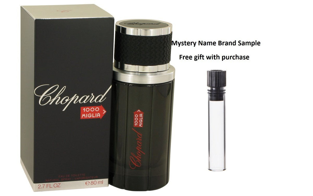 Chopard 1000 Miglia by Chopard Eau De Toilette Spray 2.7 oz And a Mystery Name brand sample vile