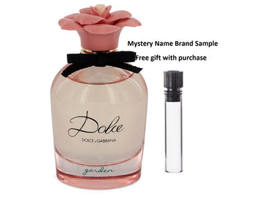Dolce Garden by Dolce & Gabbana Eau De Parfum Spray (Tester) 2.5 oz  And a Mystery Name brand sample vile