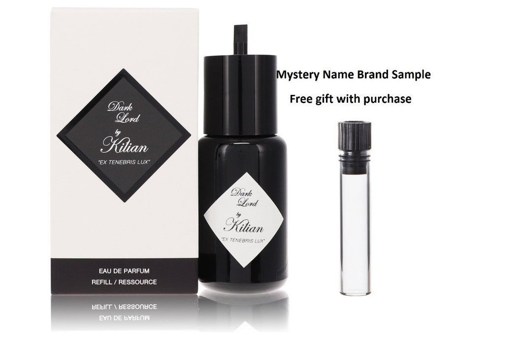 Dark Lord by Kilian Eau De Parfum Refill 1.7 oz And a Mystery Name brand sample vile