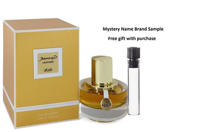 Rasasi Junoon Leather by Rasasi Eau De Parfum Spray 1.67 oz And a Mystery Name brand sample vile
