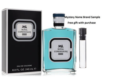 ROYAL COPENHAGEN by Royal Copenhagen Cologne 8 oz And a Mystery Name brand sample vile