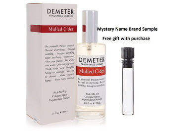 Demeter Mulled Cider by Demeter Cologne Spray 4 oz And a Mystery Name brand sample vile