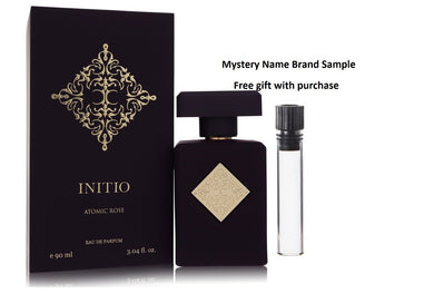 Initio Atomic Rose by Initio Parfums Prives Eau De Parfum Spray (Unisex) 3.04 oz And a Mystery Name brand sample vile