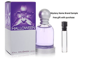 HALLOWEEN by Jesus Del Pozo Eau De Toilette Spray 1.0 oz And a Mystery Name brand sample vile
