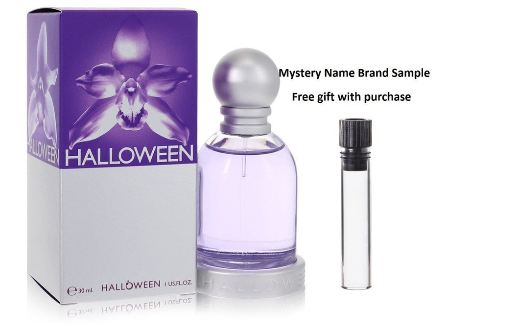 HALLOWEEN by Jesus Del Pozo Eau De Toilette Spray 1.0 oz And a Mystery Name brand sample vile
