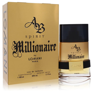 Spirit Millionaire by Lomani Eau De Toilette Spray 3.3 oz For Men
