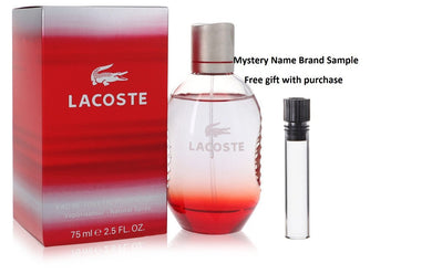 Lacoste Style In Play by Lacoste Eau De Toilette Spray 2.5 oz And a Mystery Name brand sample vile