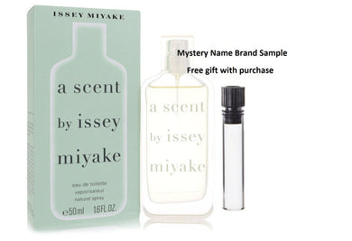 A Scent by Issey Miyake Eau De Toilette Spray 1.7 oz And a Mystery Name brand sample vile