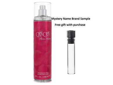 Can Can by Paris Hilton Body Mist 8 oz And a Mystery Name brand sample vile