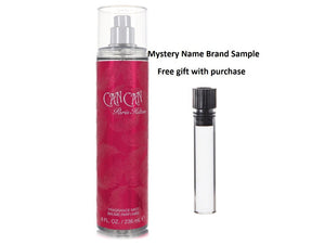 Can Can by Paris Hilton Body Mist 8 oz And a Mystery Name brand sample vile