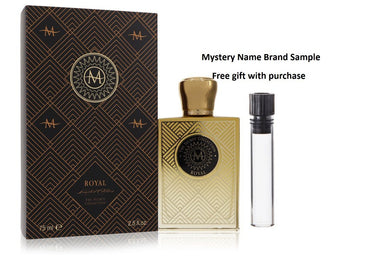 Moresque Royal Limited Edition by Moresque Eau De Parfum Spray 2.5 oz And a Mystery Name brand sample vile