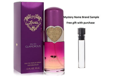 Love's Eau So Glamorous by Dana Eau De Parfum Spray 1.5 oz And a Mystery Name brand sample vile