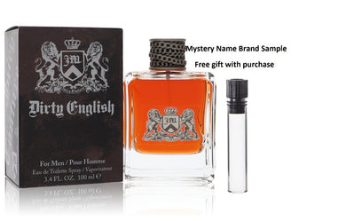 Dirty English by Juicy Couture Eau De Toilette Spray 3.4 oz And a Mystery Name brand sample vile