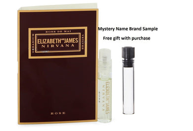 Nirvana Rose by Elizabeth and James Vial (sample) .07 oz And a Mystery Name brand sample vile